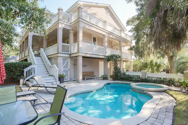 Pool of this home in Forest Beach