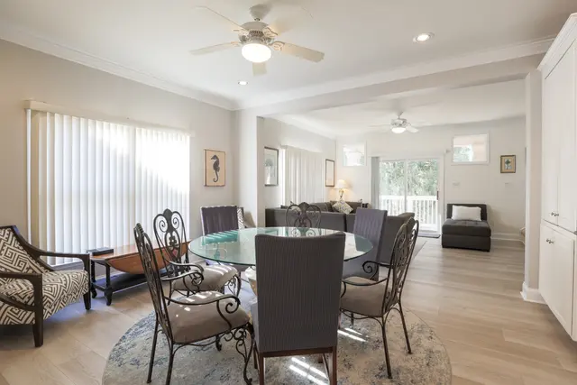 Breakfast nook of this home in Forest Beach