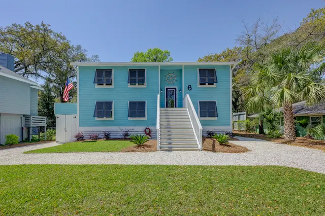 Outside of this home in Forest Beach