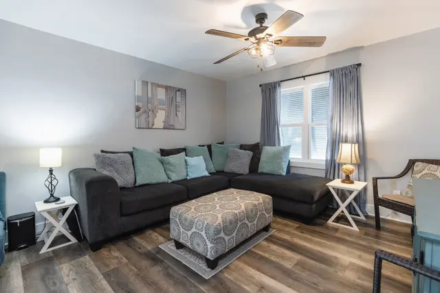 Living room of this home in Forest Beach