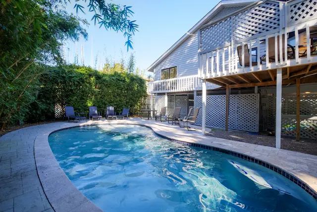 Pool of this home in Forest Beach