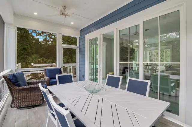 Balcony of this home in Forest Beach