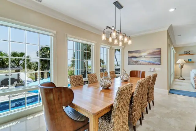 Dining area of this home in Forest Beach