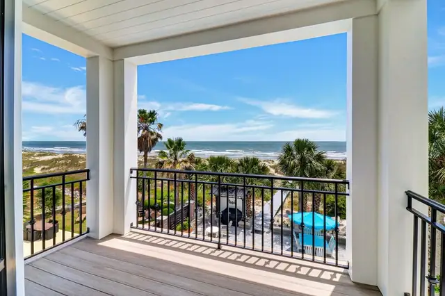 Balcony of this home in Forest Beach
