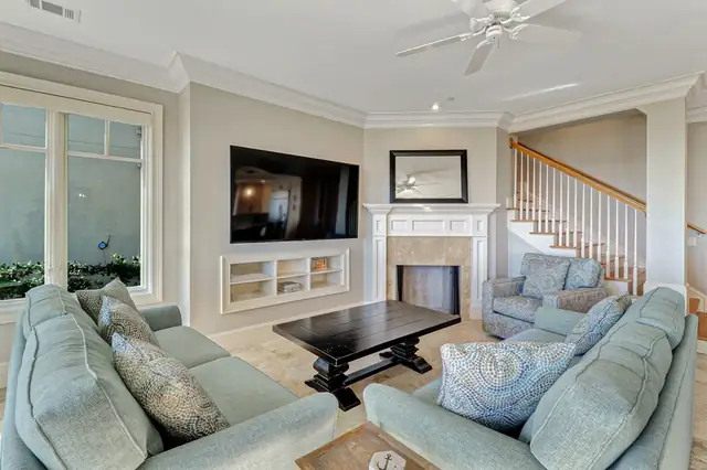 Living room of this home in Forest Beach
