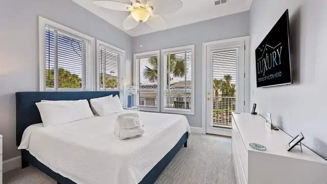Bedroom of this home in Forest Beach