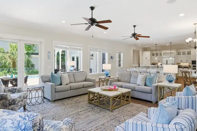 Living room of this home in Forest Beach