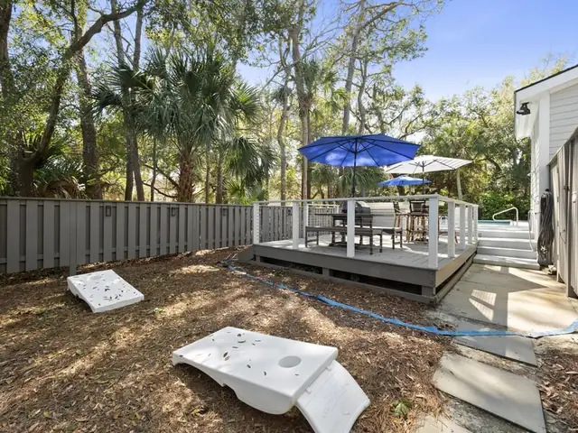 Outside of this home in Forest Beach