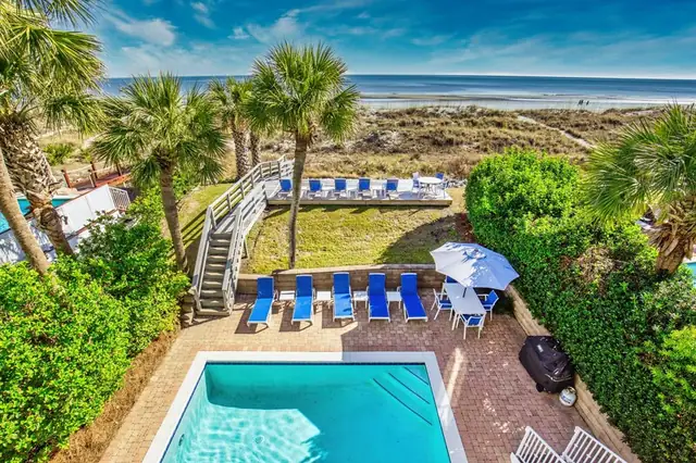 Pool of this home in Forest Beach