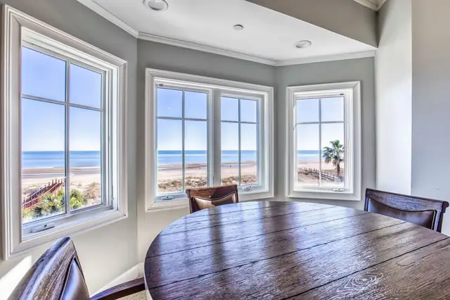 Dining area of this home in Forest Beach