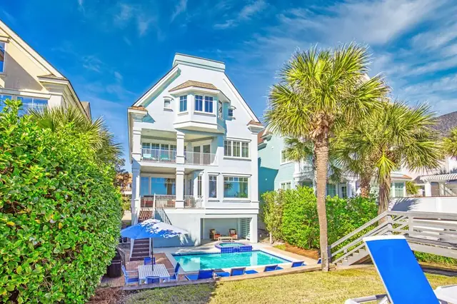 Outside of this home in Forest Beach