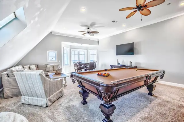 Living room of this home in Forest Beach