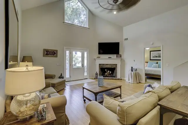 Living room of this home in Forest Beach