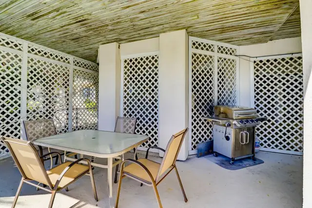Balcony of this home in Forest Beach