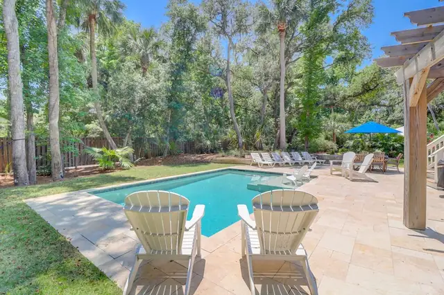 Pool of this home in Forest Beach