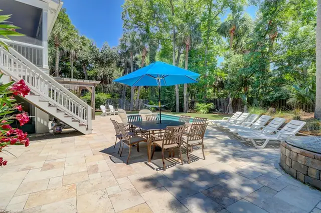 Balcony of this home in Forest Beach