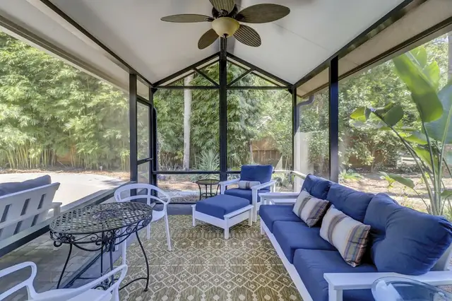 Balcony of this home in Forest Beach