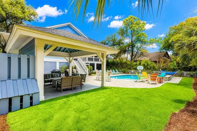 Balcony of this home in Forest Beach