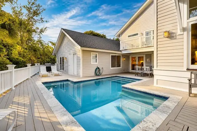 Pool of this home in Forest Beach