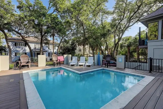Pool of this home in Forest Beach