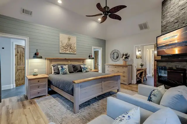 Bedroom of this home in Forest Beach
