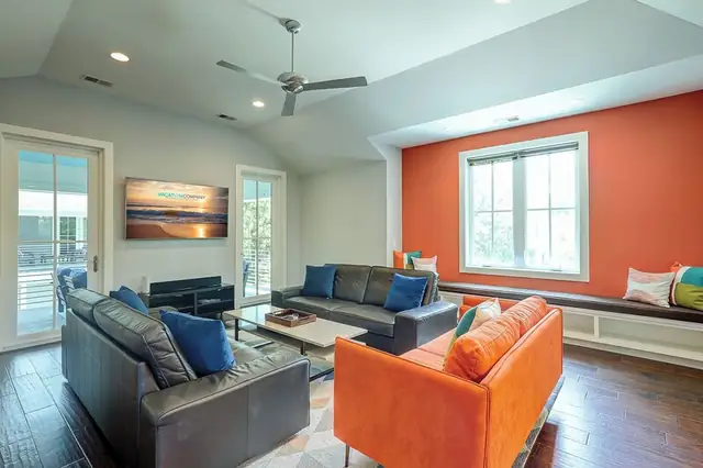 Living room of this home in Forest Beach