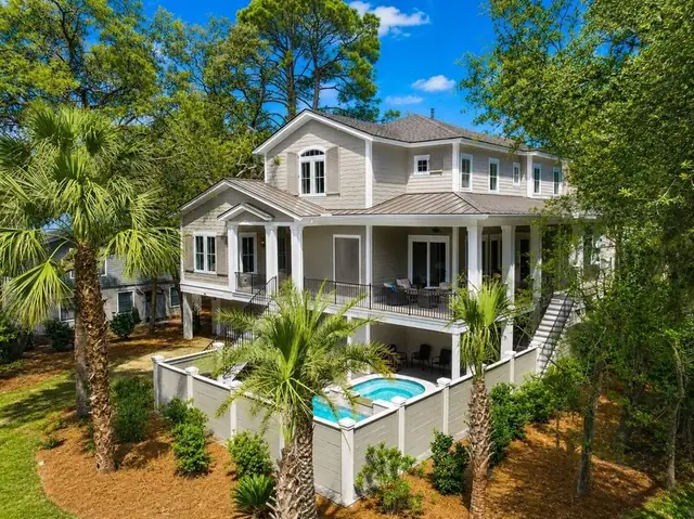 Outside of this home in Forest Beach