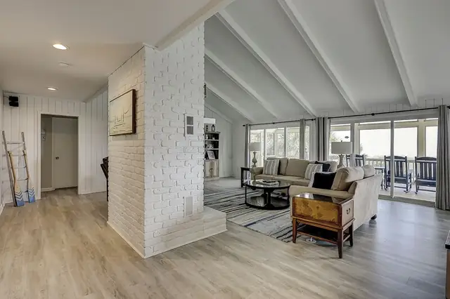 Living room of this home in Forest Beach