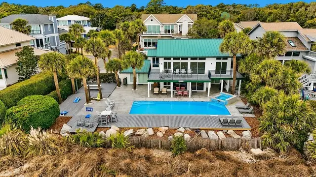 Pool of this home in Forest Beach