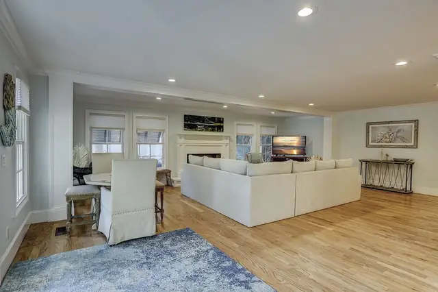 Living room of this home in Forest Beach