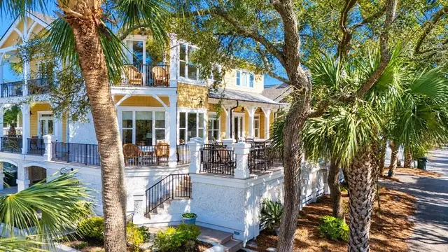 Outside of this home in Forest Beach
