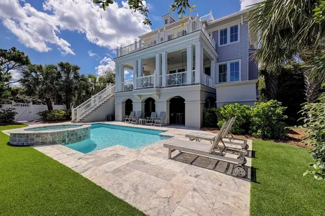Outside of this home in Forest Beach