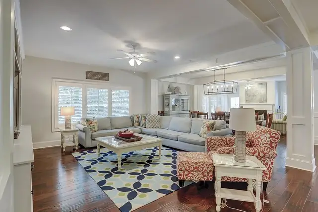 Living room of this home in Forest Beach