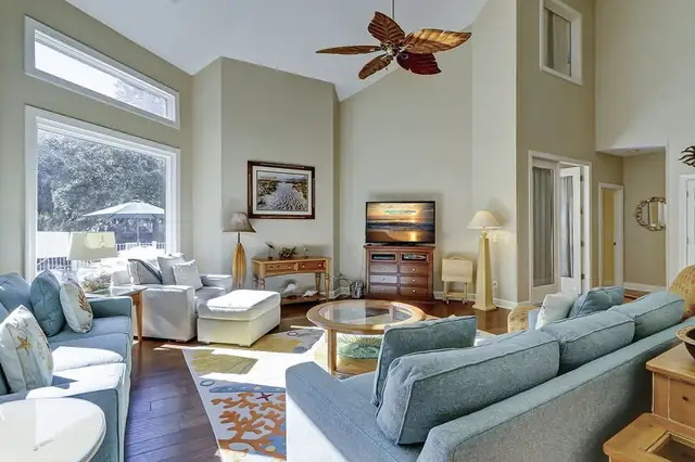 Living room of this home in Forest Beach