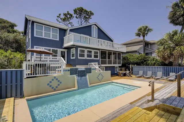 Outside of this home in Forest Beach