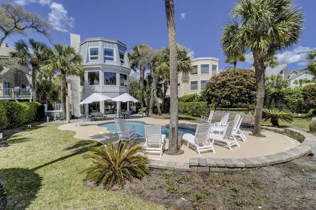 Pool of this home in Forest Beach