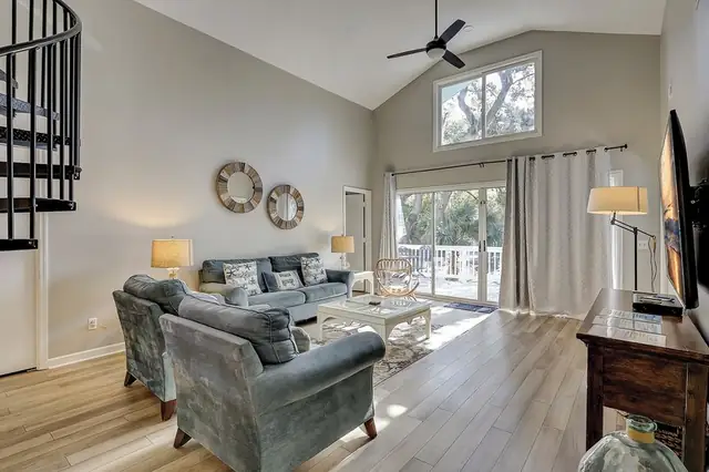 Living room of this home in Forest Beach