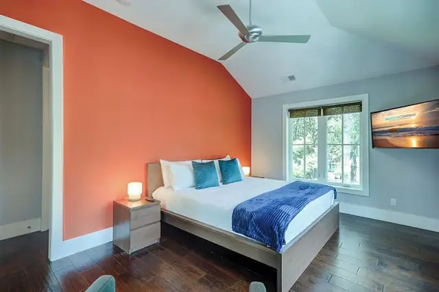 Bedroom of this home in Forest Beach