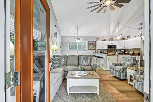 Living room of this home in Forest Beach