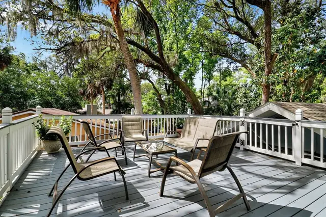 Balcony of this home in Forest Beach