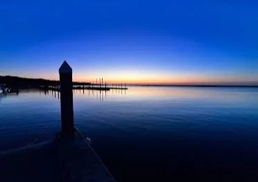 Sunset view from the Lowcountry coast