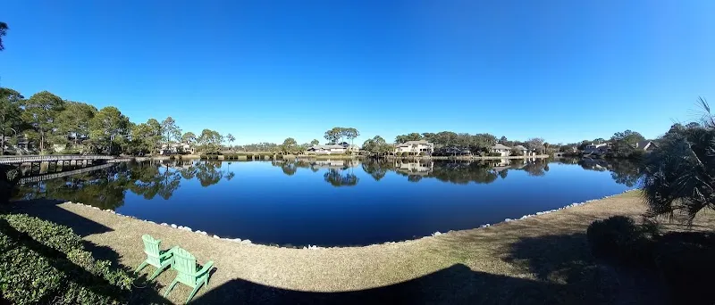 The lagoon beside Calibogue Club in Calibogue Cay, Sea Pines
