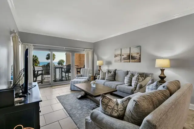 Living room at Captains Walk 435