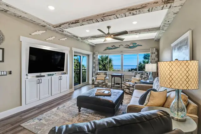 Living room at Captains Walk 466