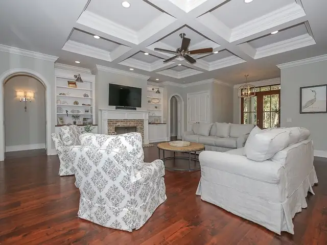 Living room of this home in Palmetto Dunes