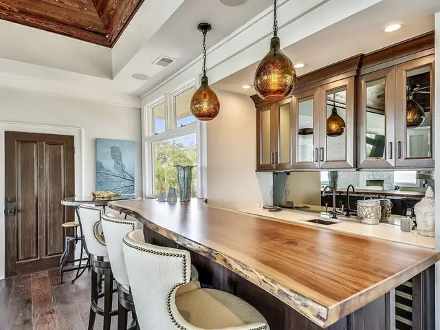 Kitchen of this home in Palmetto Dunes