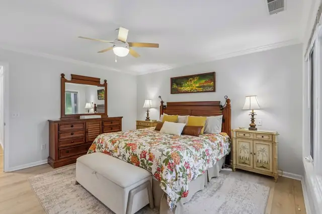Bedroom of this home in Palmetto Dunes