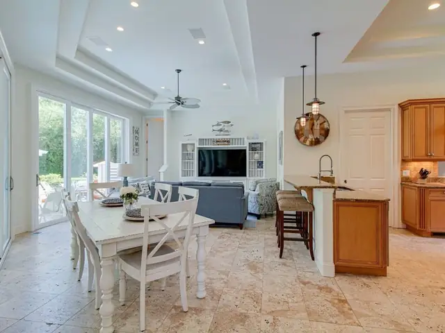 Kitchen of this home in Palmetto Dunes
