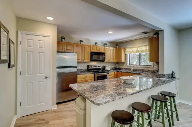 Kitchen of this home in Palmetto Dunes