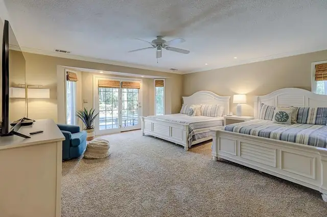 Bedroom of this home in Palmetto Dunes